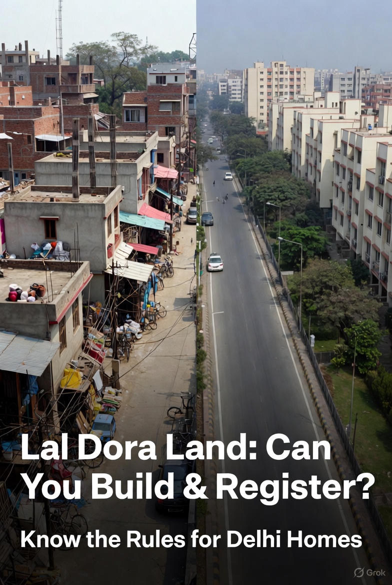 Lal Dora Land in Delhi: Can You Build and Register a Home?